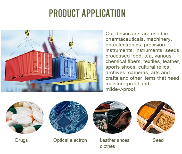 Recycling Low Cost OEM Safe Food Silica Gel Desiccant Bag