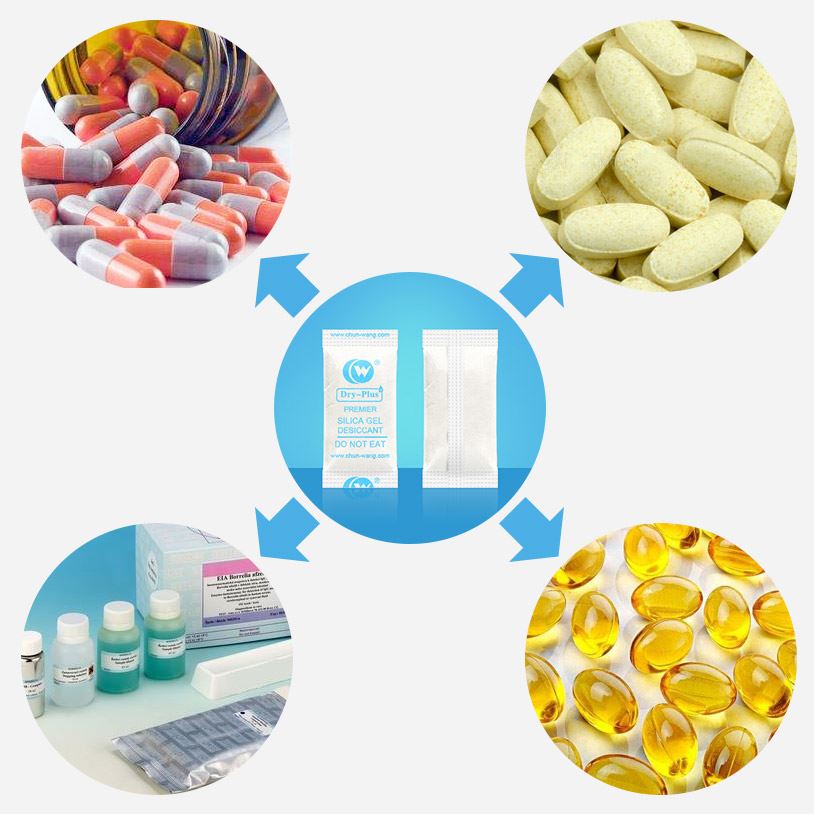 pharmaceutical desiccant application