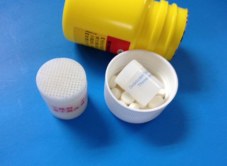 FDA-Passed Pharmaceutical Silica Gel Desiccant Canister 3g