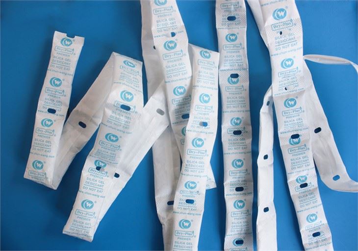 Continuous Strip Pillow Packets Silica Gel Desiccant Roll
